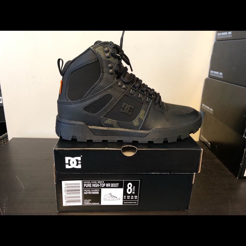 DC Pure High Top Boot Men’s Size 8